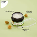 Pilgrim Spanish Glow Sleeping Face Mask with Alpha Arbutin & Hyaluronic Acid For Glowing Skin & Skin Hydration | Grocsy
