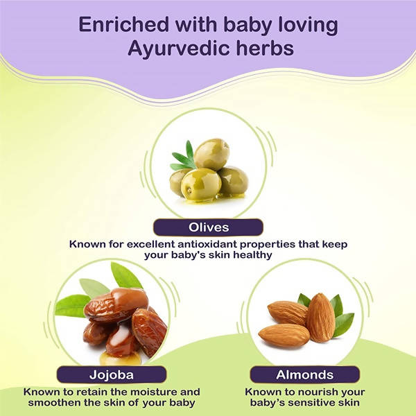 Dabur Baby Oil Enriched With Baby Loving Ayurvedic Oils | Grocsy