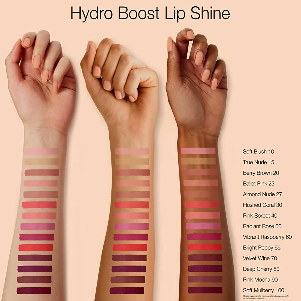 Neutrogena Hydro Boost Hydrating Lip Shine, 100 Soft Mulberry Color | Grocsy