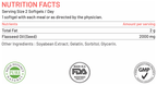 Bliss Welness Flaxseed Oil High Potency Omega-3 Softgel Capsule | Grocsy