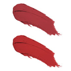 Swiss Beauty CRAZE Duo 2 In 1 Satin Matte Finish Lipstick Non-Transfer Lip Colour - 01 Party Ready | Grocsy