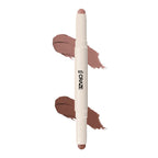 Swiss Beauty CRAZE Duo 2 In 1 Satin Matte Finish Lipstick Non-Transfer Lip Colour - 03 Choco Spice | Grocsy