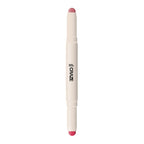 Swiss Beauty CRAZE Duo 2 In 1 Satin Matte Finish Lipstick Non-Transfer Lip Colour - 04 Terrafic Pink | Grocsy