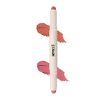 Swiss Beauty CRAZE Duo 2 In 1 Satin Matte Finish Lipstick Non-Transfer Lip Colour - 05 Peach Me Pink | Grocsy