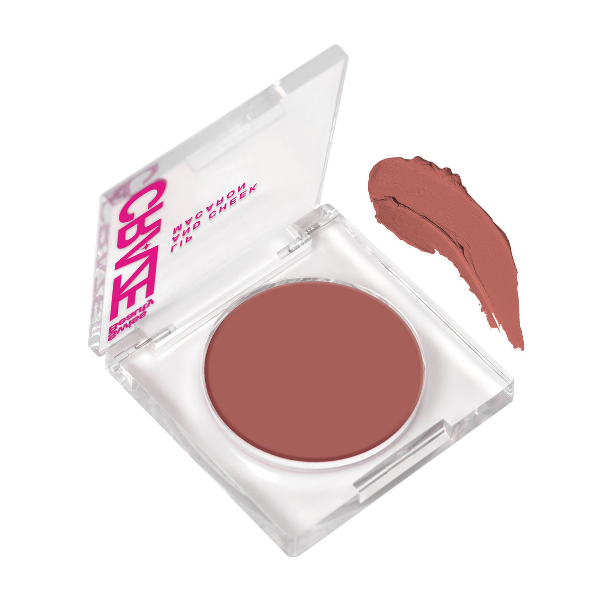 Swiss Beauty CRAZE Lip & Cheek Macaron With Vitamin E And Olive Oil - 01 Brown Pie | Grocsy