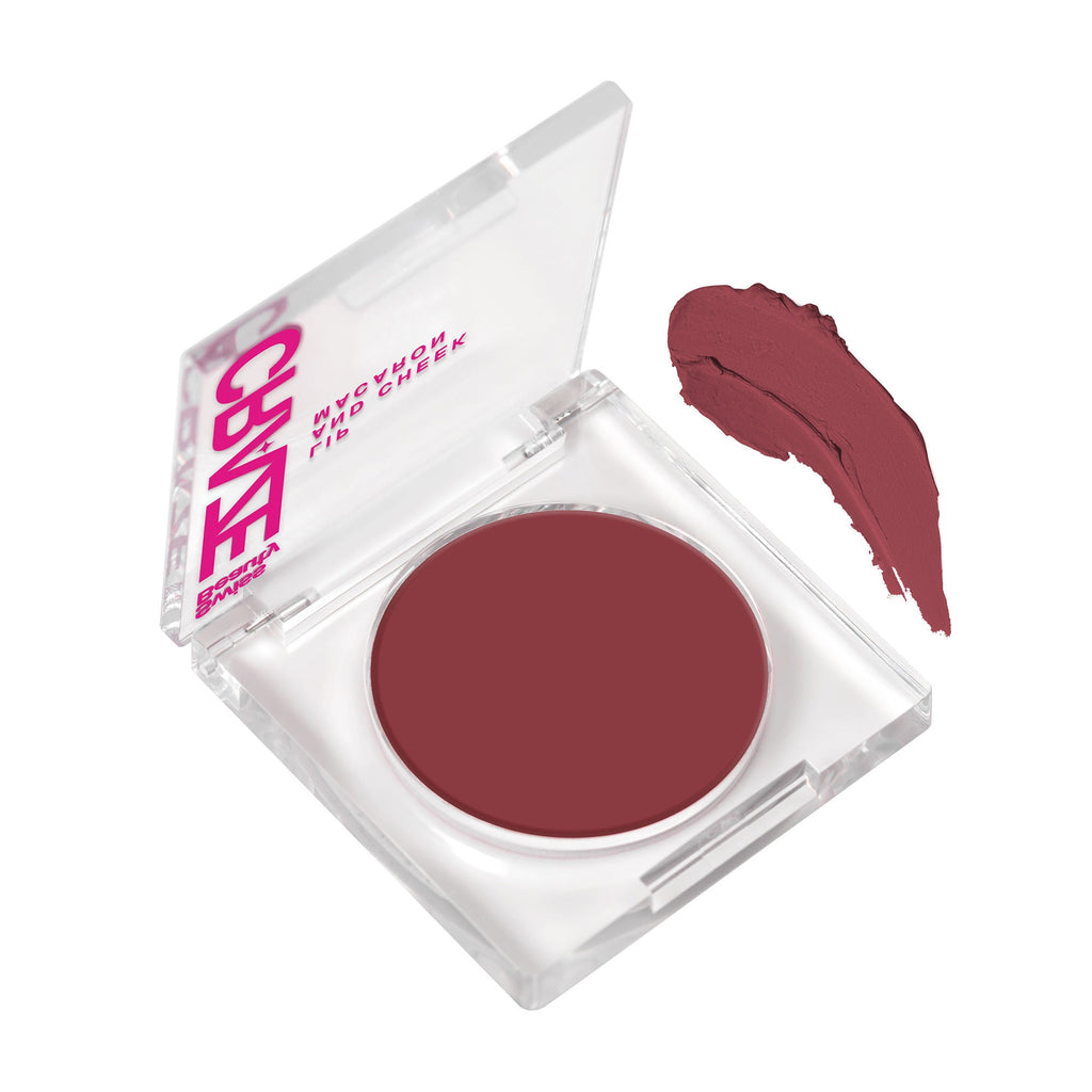 Swiss Beauty CRAZE Lip & Cheek Macaron With Vitamin E And Olive Oil - 05 Strawberry | Grocsy