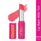 Swiss Beauty CRAZE Tinted Weightless Sheer Coverage Lip Balm With Cocoa Butter - 04 Coral Pink | Grocsy
