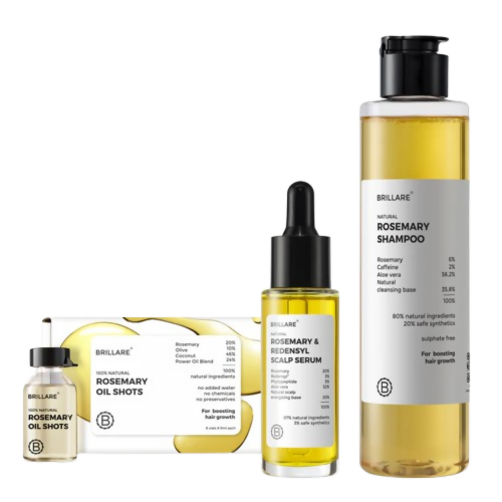 Brillare Complete Rosemary Hair Growth Kit | Grocsy