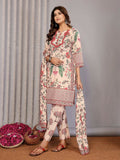 Joban Fashion Women Cream Linen Printed Stitched Kurta Set | Grocsy