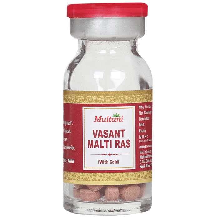 Multani Vasant Malati Ras with Gold Tablet | Grocsy