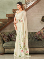 Tikhi Imli Embellished Floral Saree | Grocsy