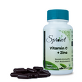 Sprowt Plant Based Vitamin C + Zinc Capsules | Grocsy