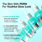 Anua Pdrn Hyaluronic Acid Capsule 100 Serum with Collagen For Plump, Dewy, Radiant Glass Skin | Grocsy