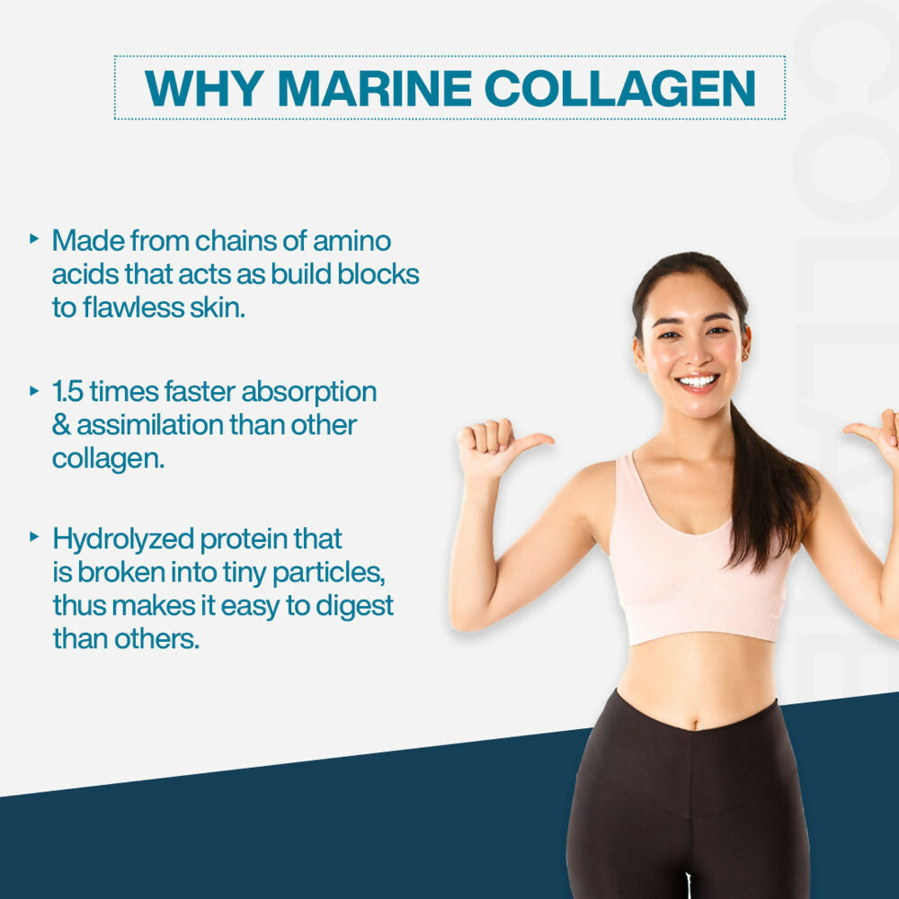 MyFitFuel Hydrolyzed Marine Collagen - Orange | Grocsy