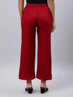 Souchii Maroon Liva Ethnic Palazzos | Grocsy