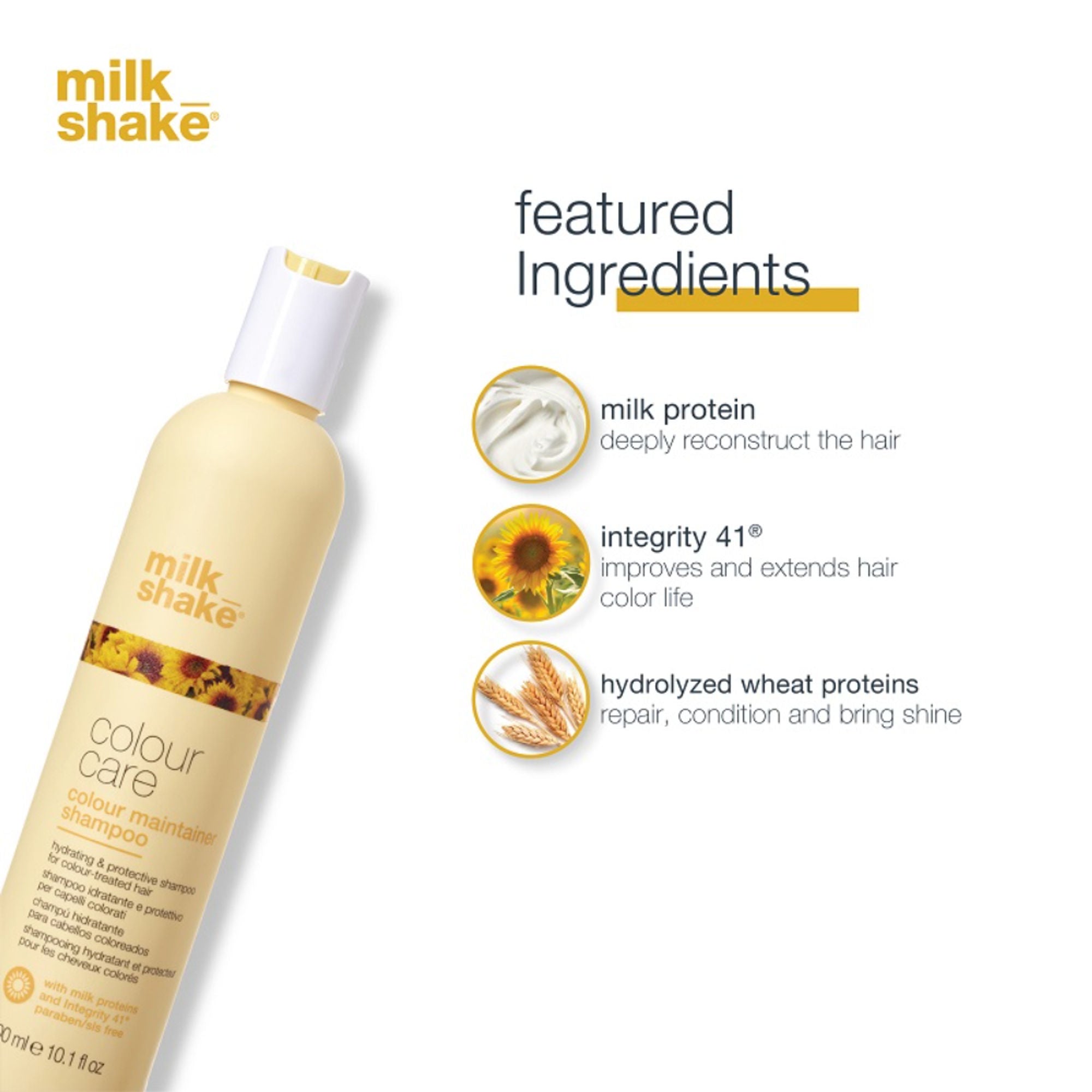 Milkshake Color Maintainer Shampoo For Hydrating & Protective Shampoo For Colour Treated Hair | Grocsy