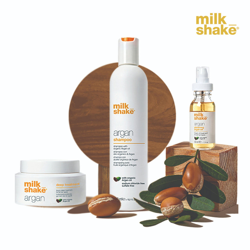 Milkshake Argan Mask For Deep Nourishment & Frizz Free - Thick & Wavy Hair | Grocsy