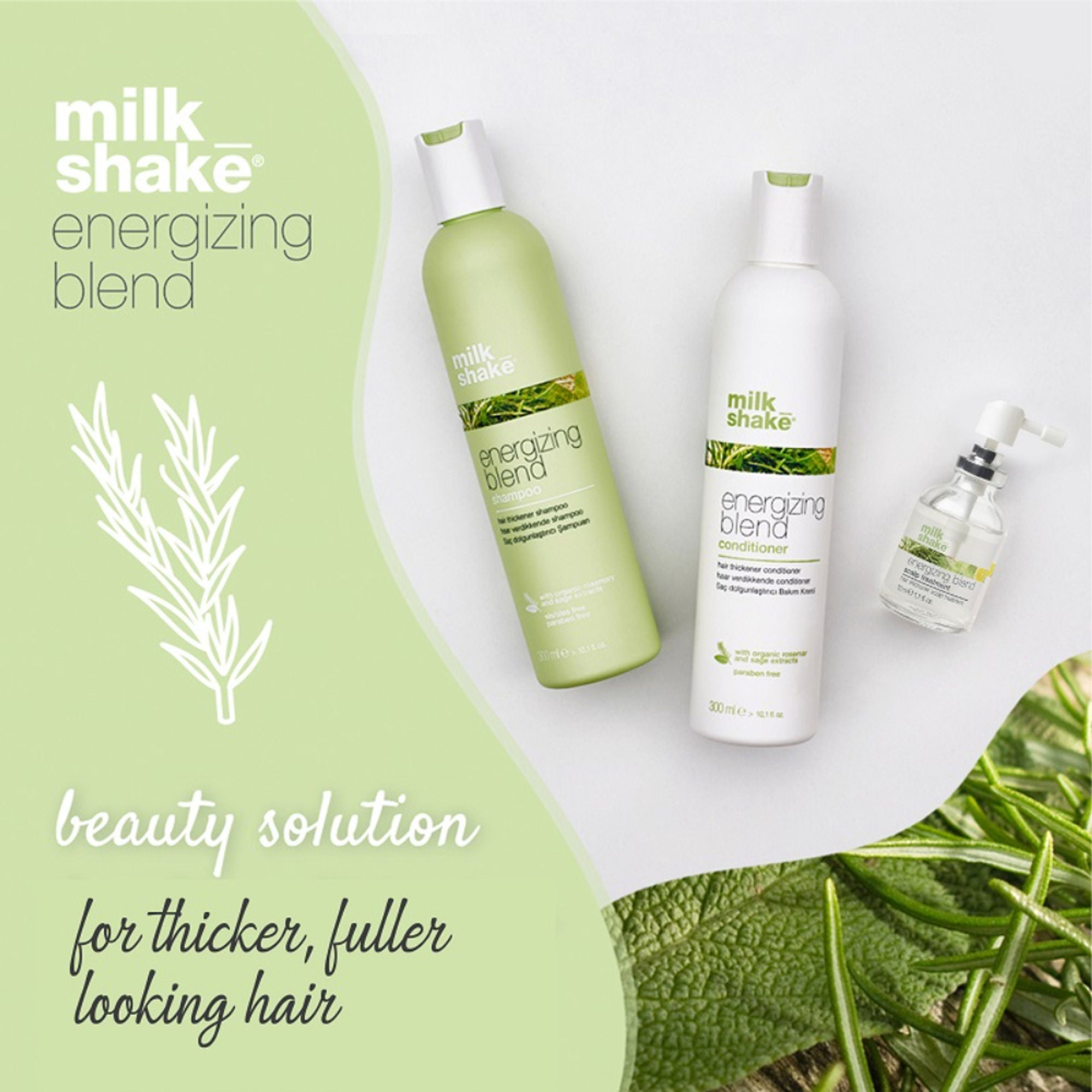 Milkshake Energizing Blend Conditioner For Hair Loss With Organic Rosemary & Sage | Grocsy