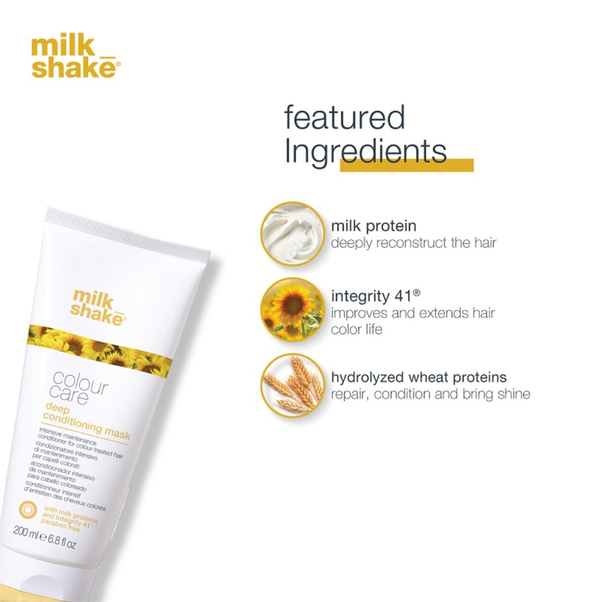 Milkshake Color Care Deep Conditioning Mask For Deep Nourishment, Softness & Colour Stability | Grocsy