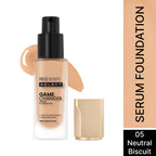 Swiss Beauty Select Game Changer Serum Foundation With Natural and Dewy Finish - 5. Neutral Biscuit | Grocsy