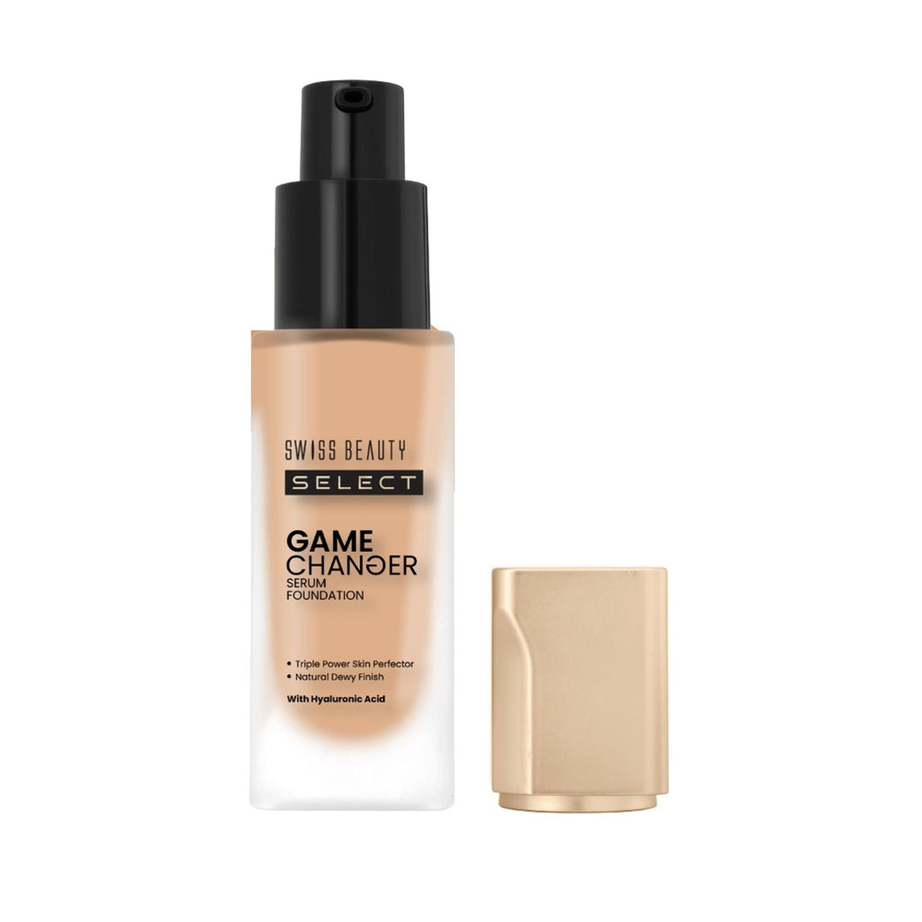 Swiss Beauty Select Game Changer Serum Foundation With Natural and Dewy Finish - 5. Neutral Biscuit | Grocsy