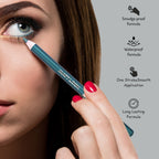 Matt Look Colorite Long Lasting Smudge Proof Eye Liner Pencil - Go Green 03 | Grocsy