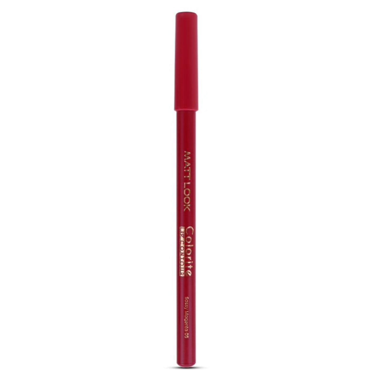 Matt Look Colorite Lip Contour Professional Matte Lip Color Pencil - Sassy Magenta 05 | Grocsy