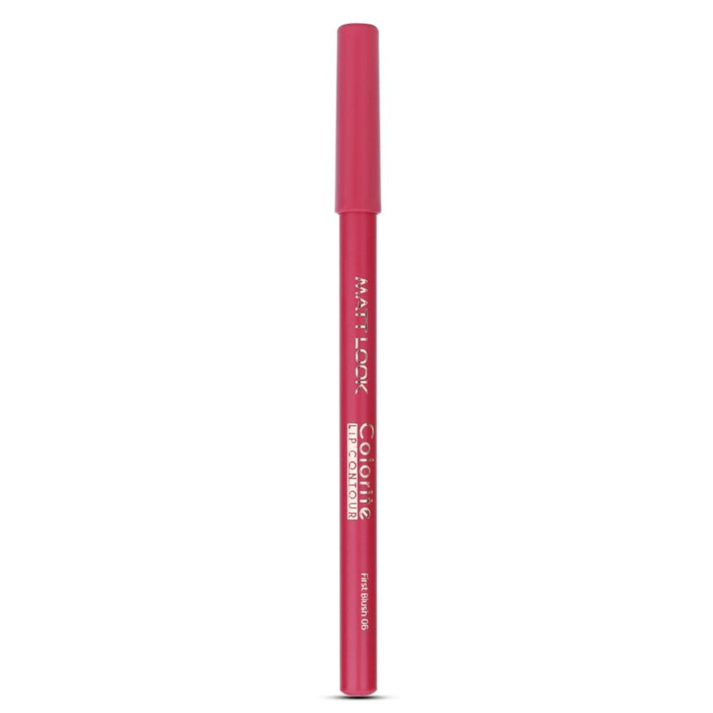Matt Look Colorite Lip Contour Professional Matte Lip Color Pencil - First Blush 06 | Grocsy