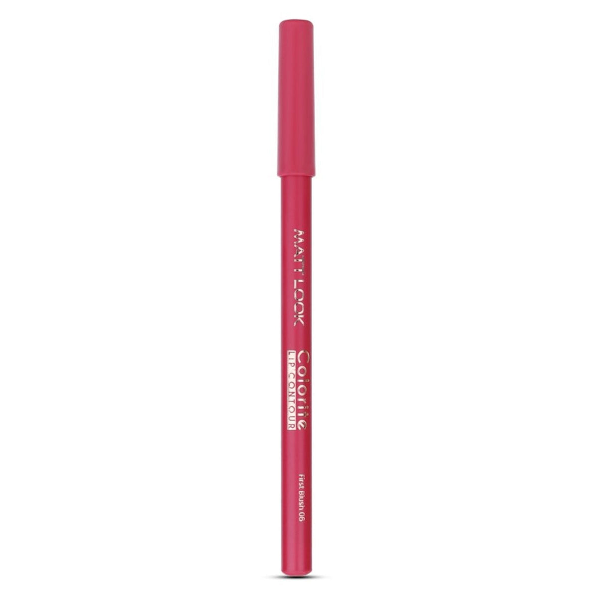 Matt Look Colorite Lip Contour Professional Matte Lip Color Pencil - First Blush 06 | Grocsy