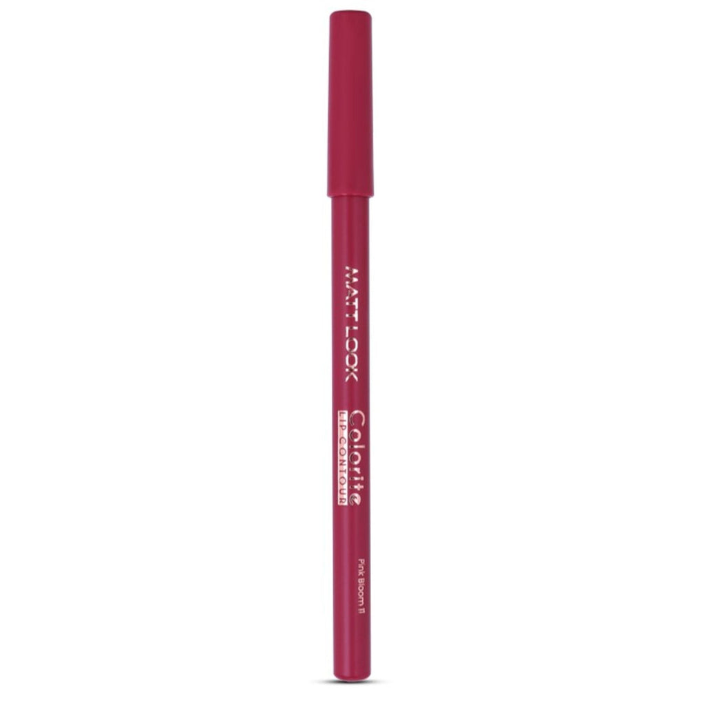 Matt Look Colorite Lip Contour Professional Matte Lip Color Pencil - Pink Bloom 11 | Grocsy