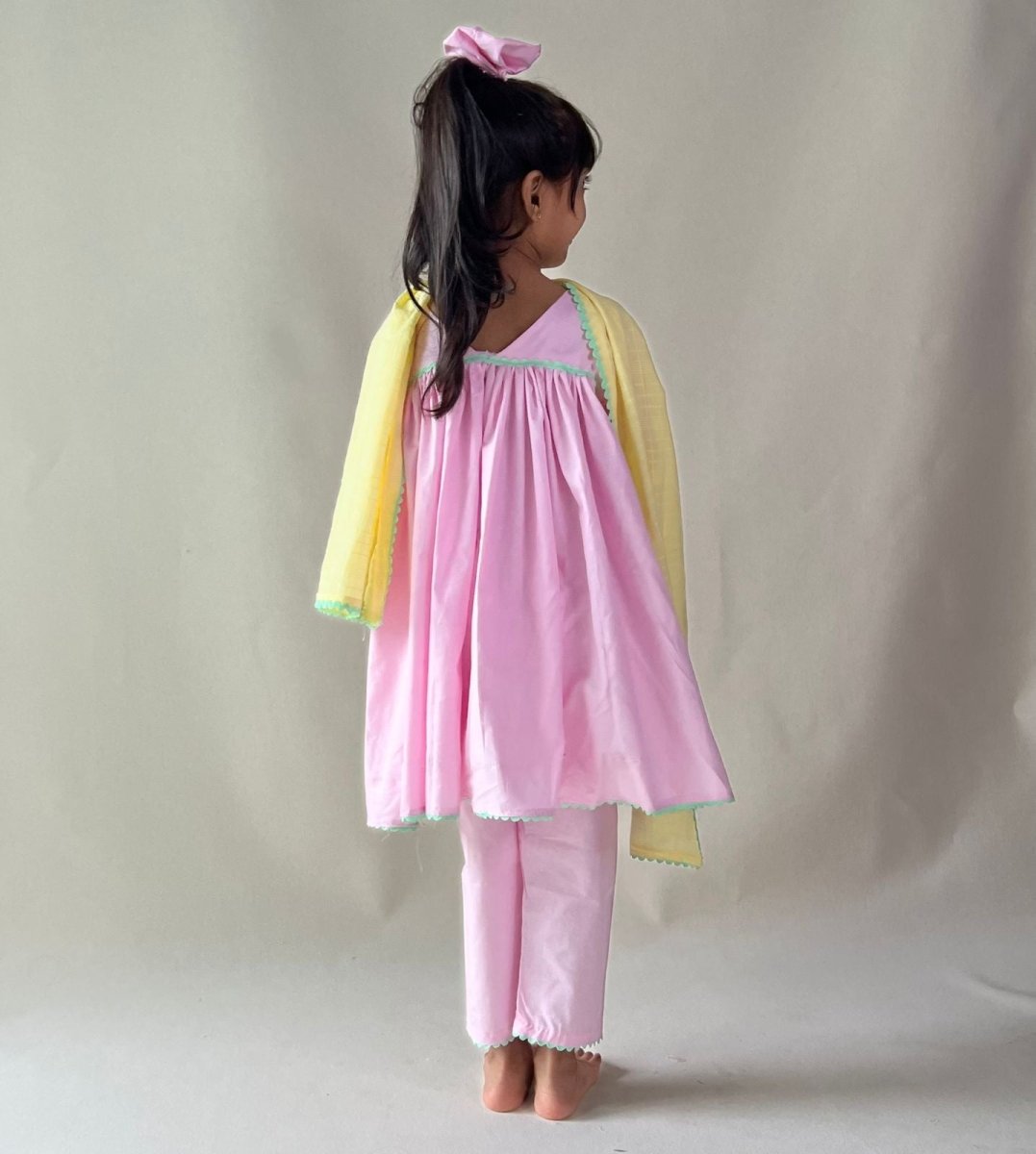 ArthLife Pink Anarkali Dress | Grocsy