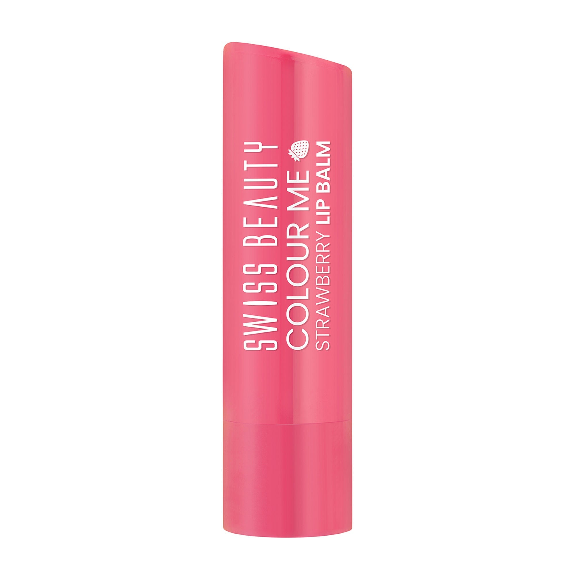 Swiss Beauty Colour Me Tinted Lip Balm For Dry With SPF 15 , Shea Butter and Vitamin E - Strawberry Slush | Grocsy