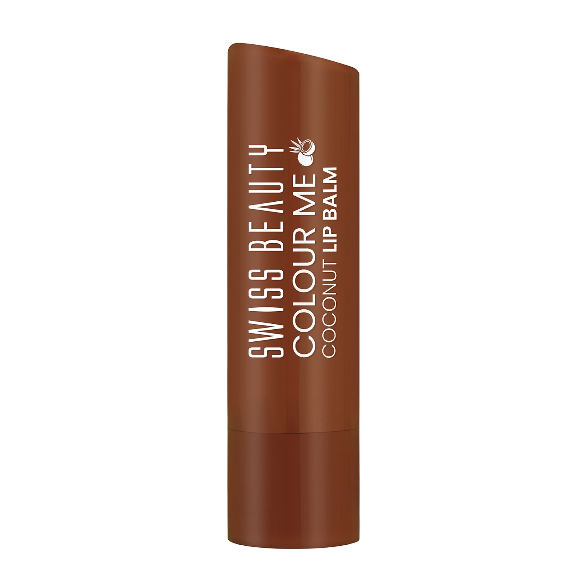Swiss Beauty Colour Me Tinted Lip Balm For Dry With SPF 15 , Shea Butter and Vitamin E - Coconut Blast | Grocsy