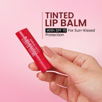 Swiss Beauty Colour Me Tinted Lip Balm For Dry With SPF 15 , Shea Butter and Vitamin E - Cherry Pop | Grocsy