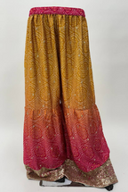 Lorenvalley Fashion Yellow and Pink Chinon Embroidery With Sequince Work Salwar Kameez Stitched | Grocsy