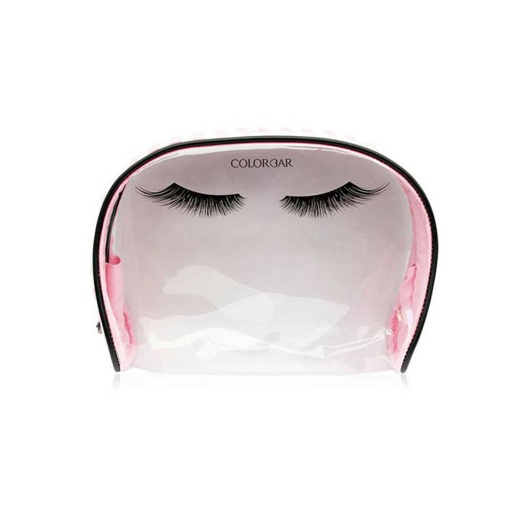Colorbar Pouch Lips & Lashes Bag In Bag (Set Of Three) - White + Blush Pink | Grocsy