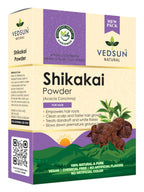 Vedsun Naturals Shikakai Powder Organic and Pure For Hair Growth | Grocsy