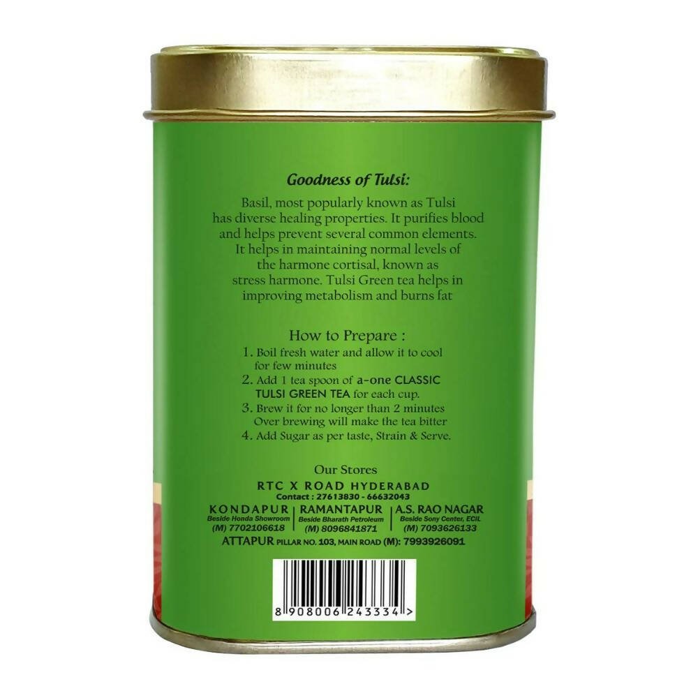A-One Classic Premium Tulsi Green Tea | Grocsy