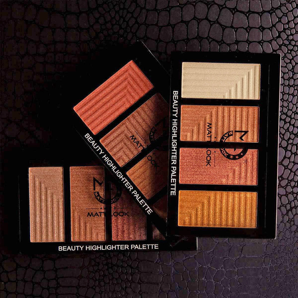 Matt Look Beauty Highlighter Palette - Sun and Sand | Grocsy