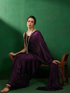 Sangria Embellished Beads and Stones Sarees | Grocsy