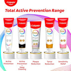 Colgate Total Plaque Release Toothpaste | Tooth Paste with Amino Foam & Zinc | Colgate Paste Toothpaste for Stronger Gums | 3X More Effective at Fighting Plaque - Natural Mint (80gm)(2.8 Ounce) | Grocsy