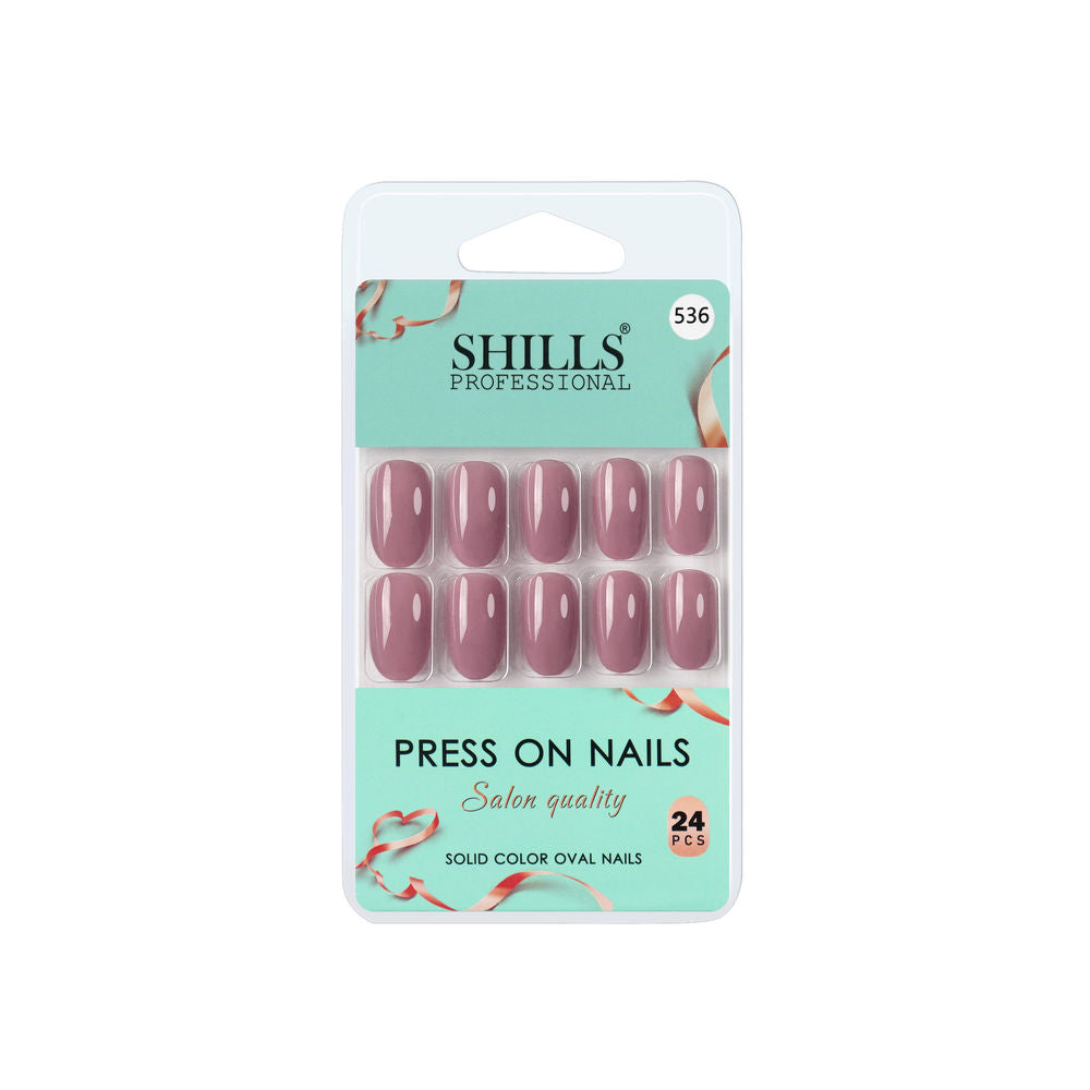 Shills Professional Reusable Press On Nails Oval - SPN536 | Grocsy