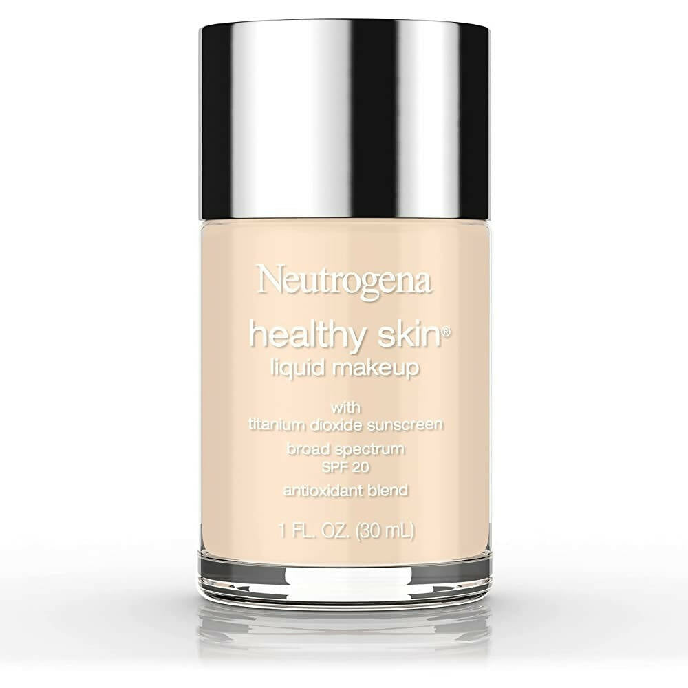 Neutrogena Healthy Skin Liquid Makeup Foundation, Broad Spectrum SPF 20 Feverfew,Classic Ivory | Grocsy