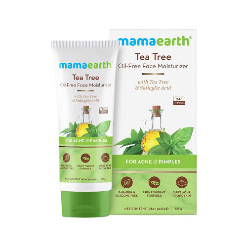 Mamaearth Tea Tree Oil-Free Face Moisturizer For Acne And Pimples | Grocsy