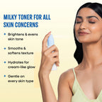 Nykaa Skin Rose Water Toner Mist with Hyaluronic Acid for Intense Hydration & Skin Barrier Repair - Rice Water and Glycolic Acid | Grocsy