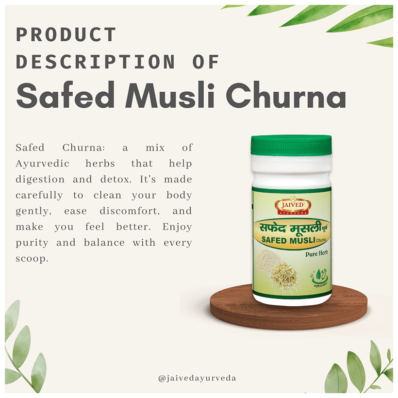 Jaived Ayurveda Safed Musli Churna | Grocsy
