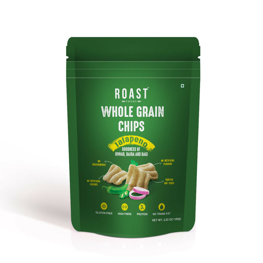 Roast Foods Whole Grain Chips Jalapeno | Grocsy