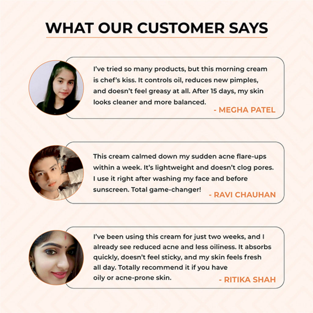 Dr.Sakhiya Acne & Pimple Morning Cream | Grocsy