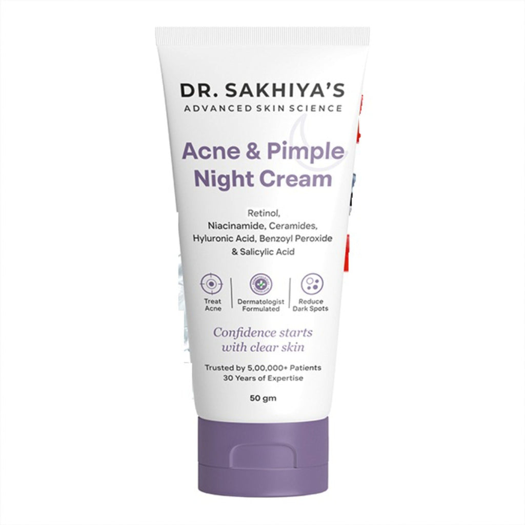 Dr.Sakhiya Acne & Pimple Night Cream | Grocsy