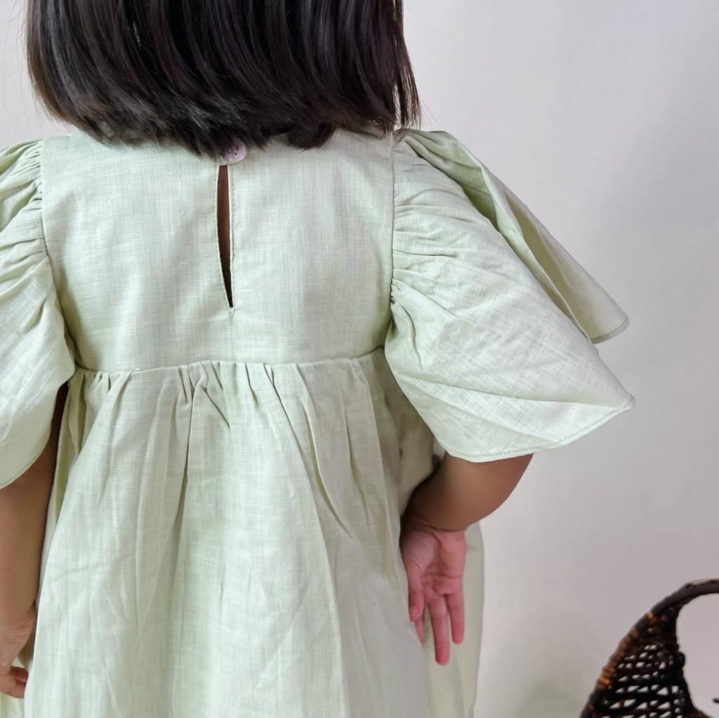 ArthLife Pale Green Angrakha Dress | Grocsy